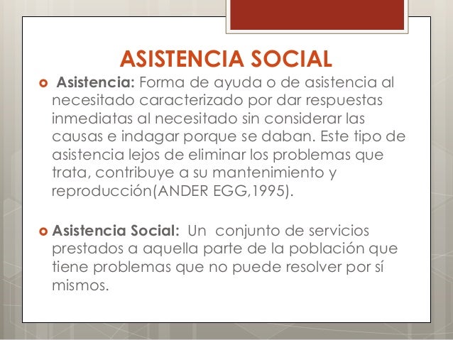 Origen del Trabajo Social