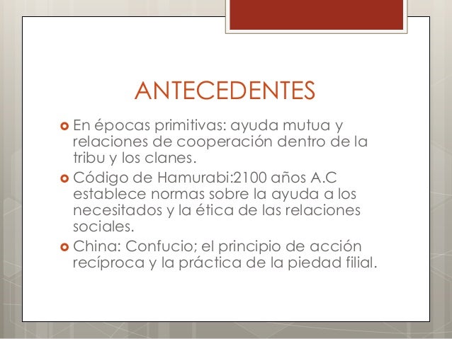 Origen del Trabajo Social