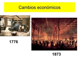 Cambios económicos
1873
1776
 