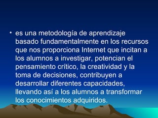 Origen de webquest | PPS