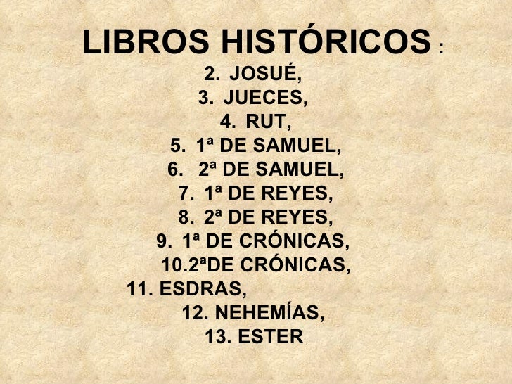 Los 12 Libros Historicos De La Biblia Leer un Libro