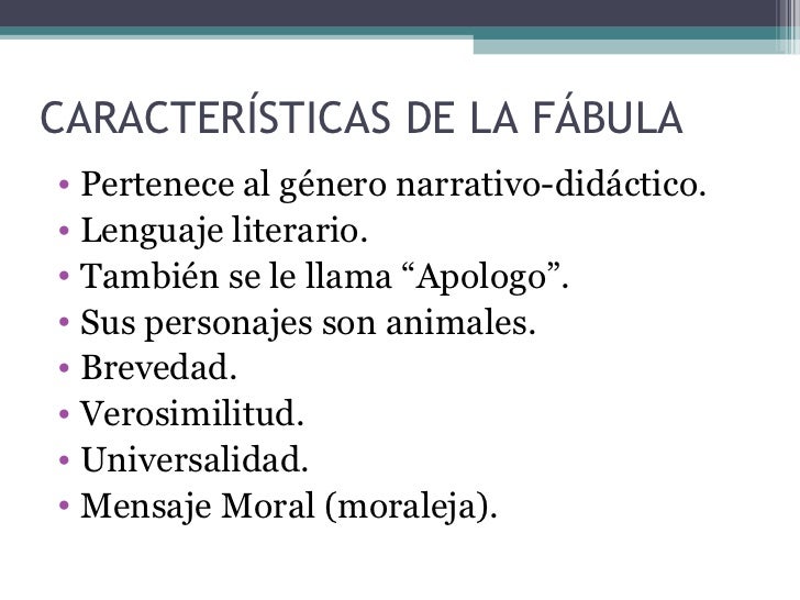 Origenes De La FáBula