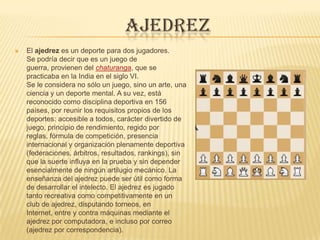 Origenes Del Ajedrez