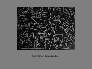 Keith Haring, dibujo con tiza