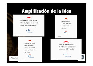 Amplificación de la idea

 