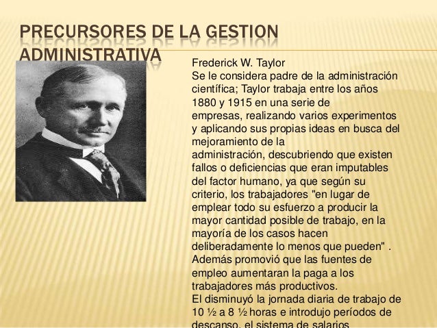 Origen, evolución y precursores de la gestión administrativa