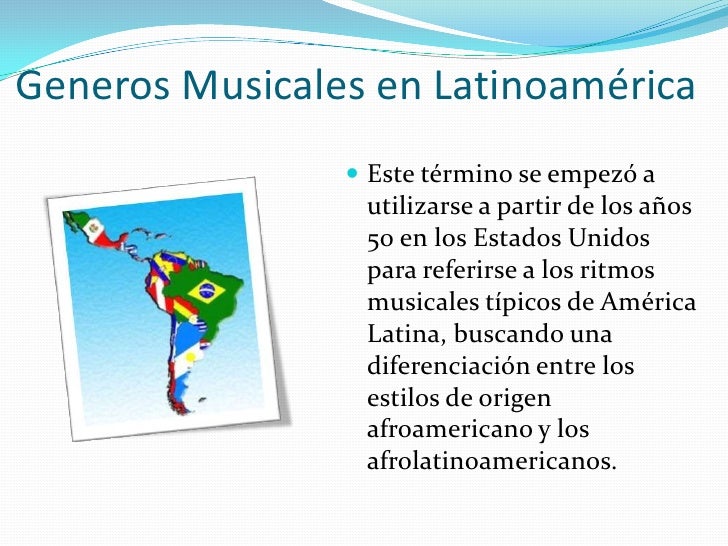 Origen generos musicales