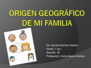 De: Alondra Montero Ibañez
Grado: 1 sec.
Sección: “B”
Profesor(a): Carlos Neyra Herrera
 