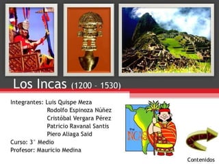 Origen los incas