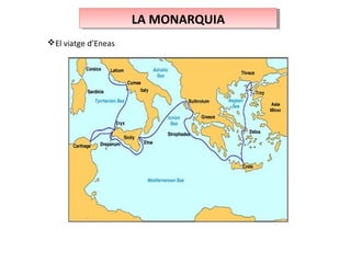 LA MONARQUIALA MONARQUIA
El viatge d’Eneas
 