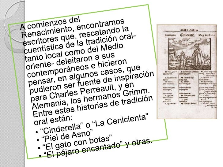 Origen Y Evolución De Cuentos Infantiles