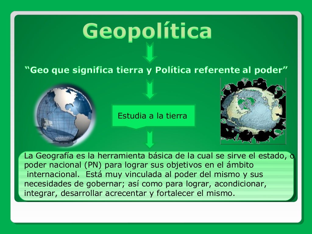 Definiciones De La Geopolítica – EFDYEQ