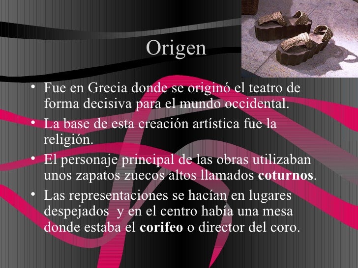 Origen y evolución del género dramático Origen y evolución del género dramático