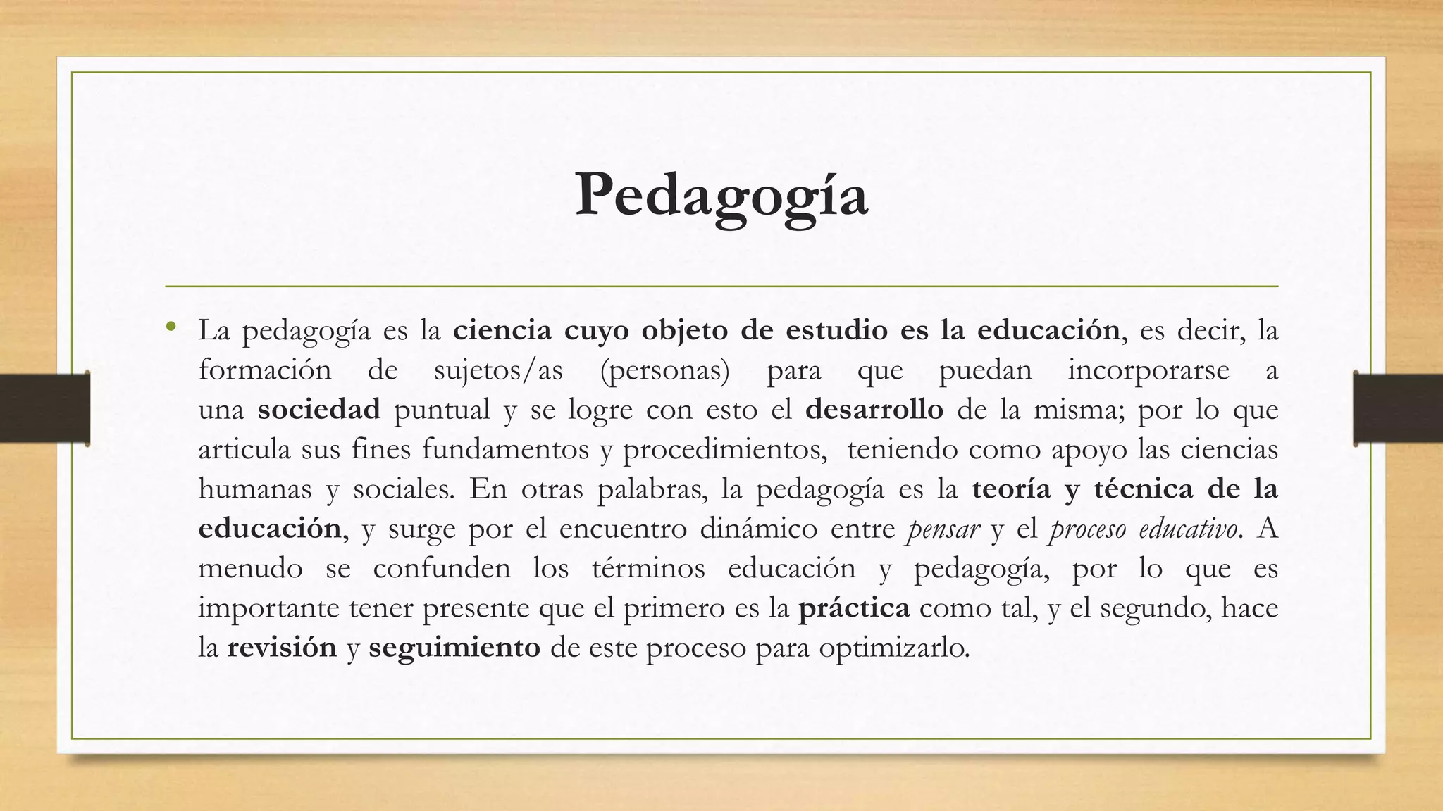 Origen y significado etimologico de pedagogia | PPTX | Daycare and Pre ...