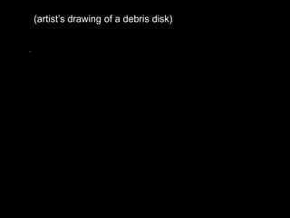 (artist’s drawing of a debris disk)
 