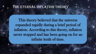 ORIGIN OF THE UNIVERSE - EXPLORE THE WONDER | PPT