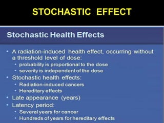 STOCHASTIC EFFECT
 