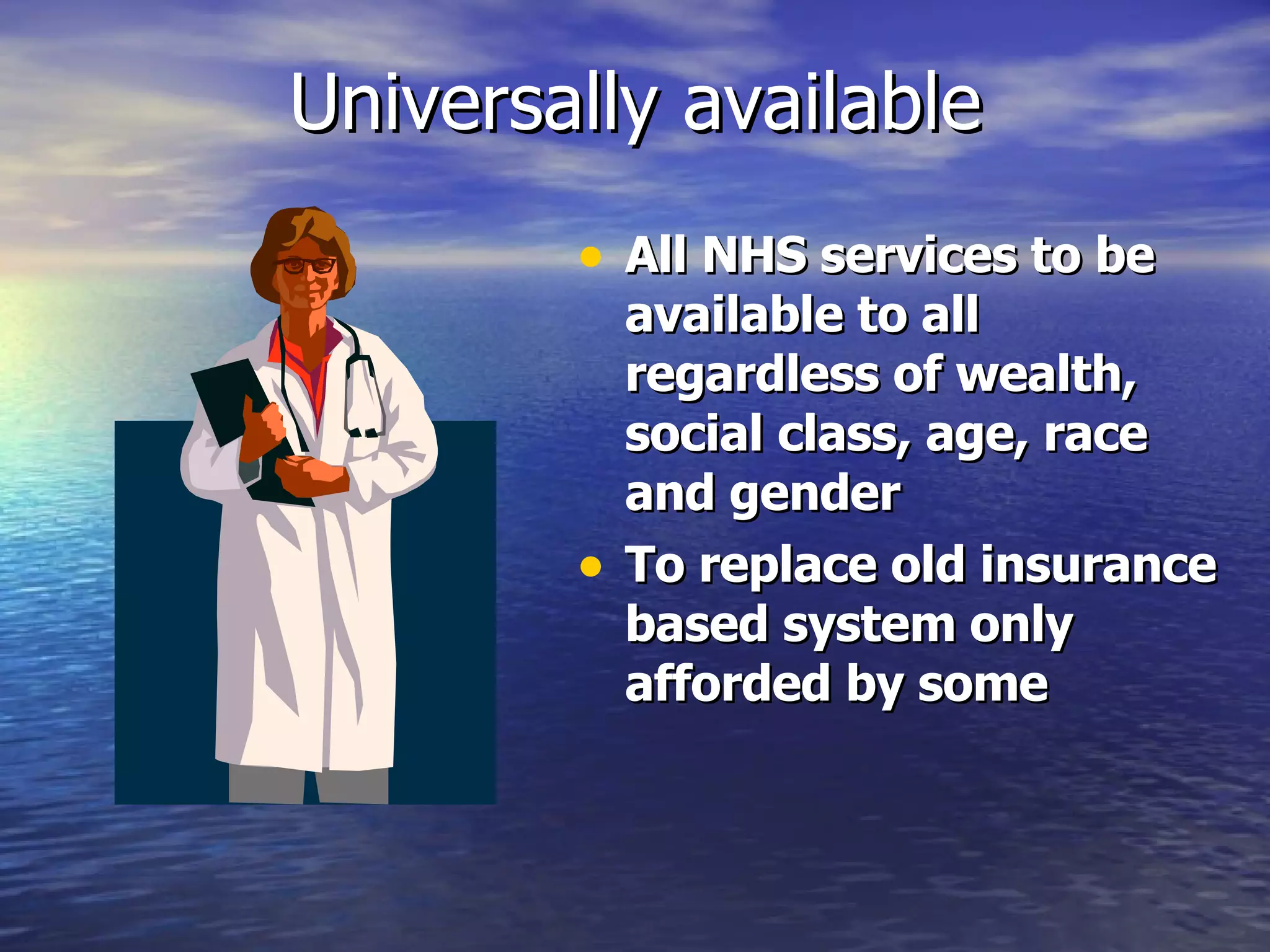 Original aims of the NHS | PPT