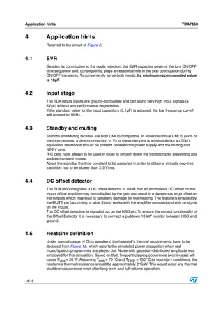 Original Audio Amplifier IC TDA7850 7850 SIP-25 New ST Microelectronics