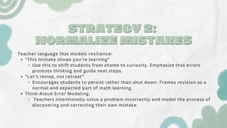 Normalize Mistakes Beyond the 'A': SEL to Reduce Grade Anxiety | PDF