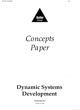 Original DSDM paper (Sept 1993)