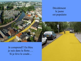 Décidément  le jaune est populaire Je comprend!! En bleu je suis dans la flotte…. Si je lève le coude... 