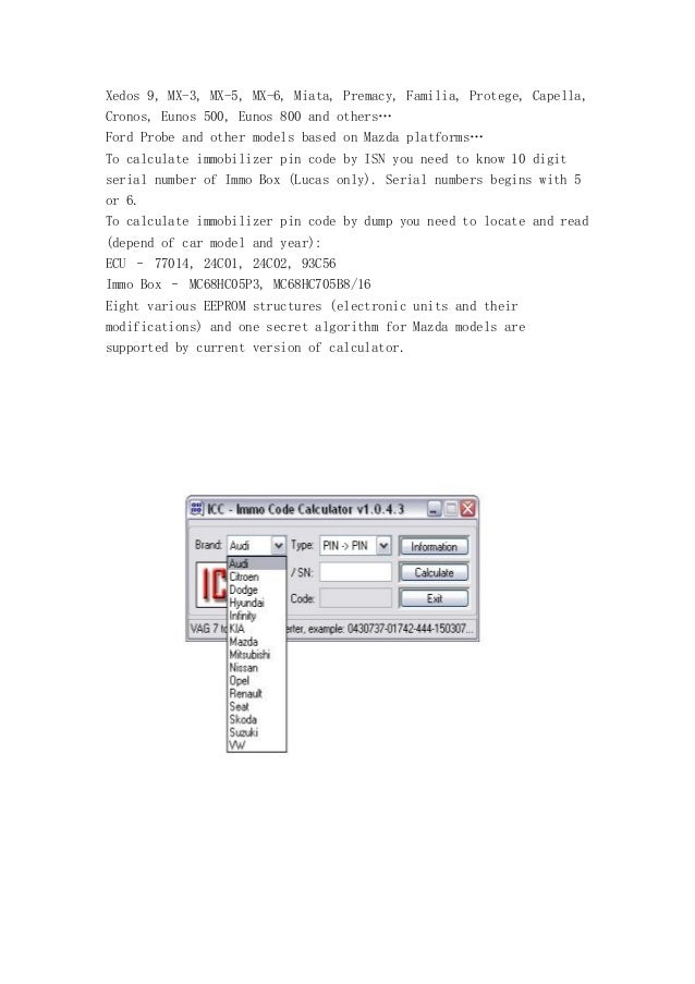 icc immo code calculator mhhauto