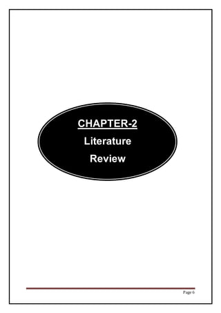 Page 6
CHAPTER-2
Literature
Review
 