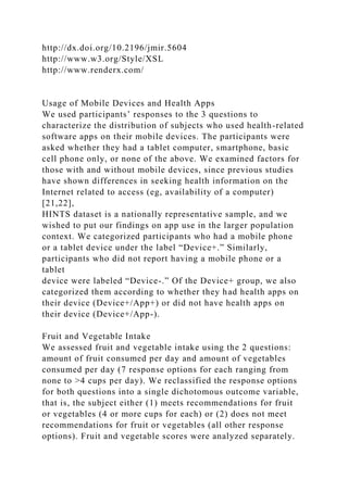 Original PaperWho Uses Mobile Phone Health Apps and Does U.docx