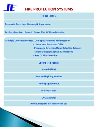 FIRE PROTECTION SYSTEMS
 