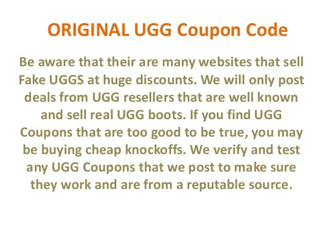 ugg shipping code