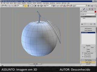 ASSUNTO: Imagem em 3D   AUTOR: Desconhecido
 