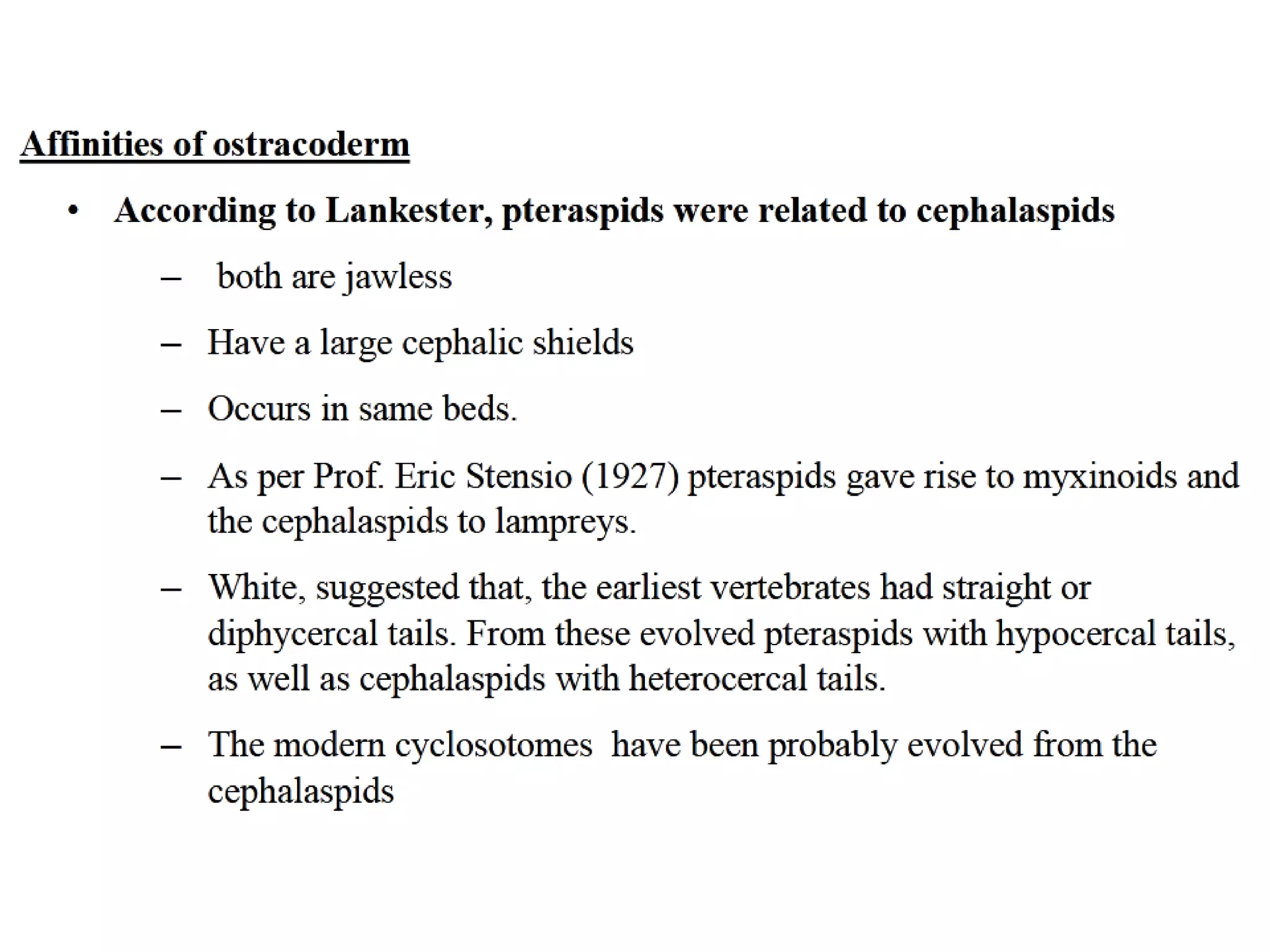 Origin and evolution of ostracoderms