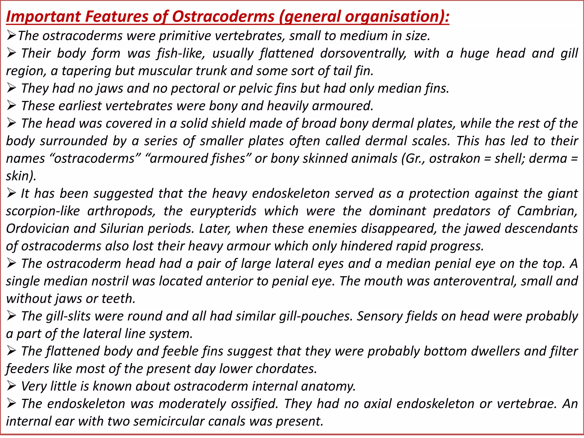 Origin and evolution of ostracoderms