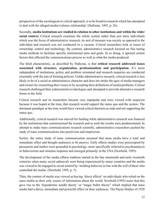 Origin and growth of mass media research | PDF