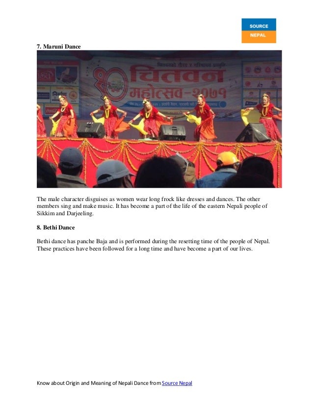 Origin and meaning of nepali dance