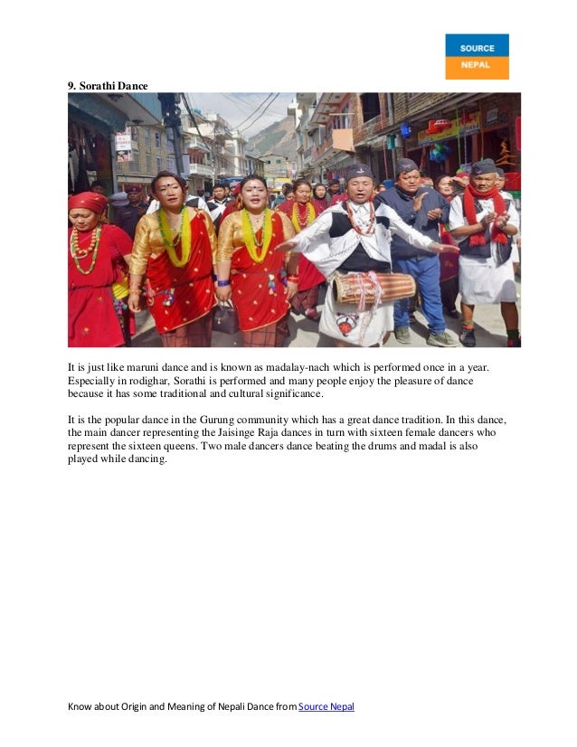 Origin and meaning of nepali dance