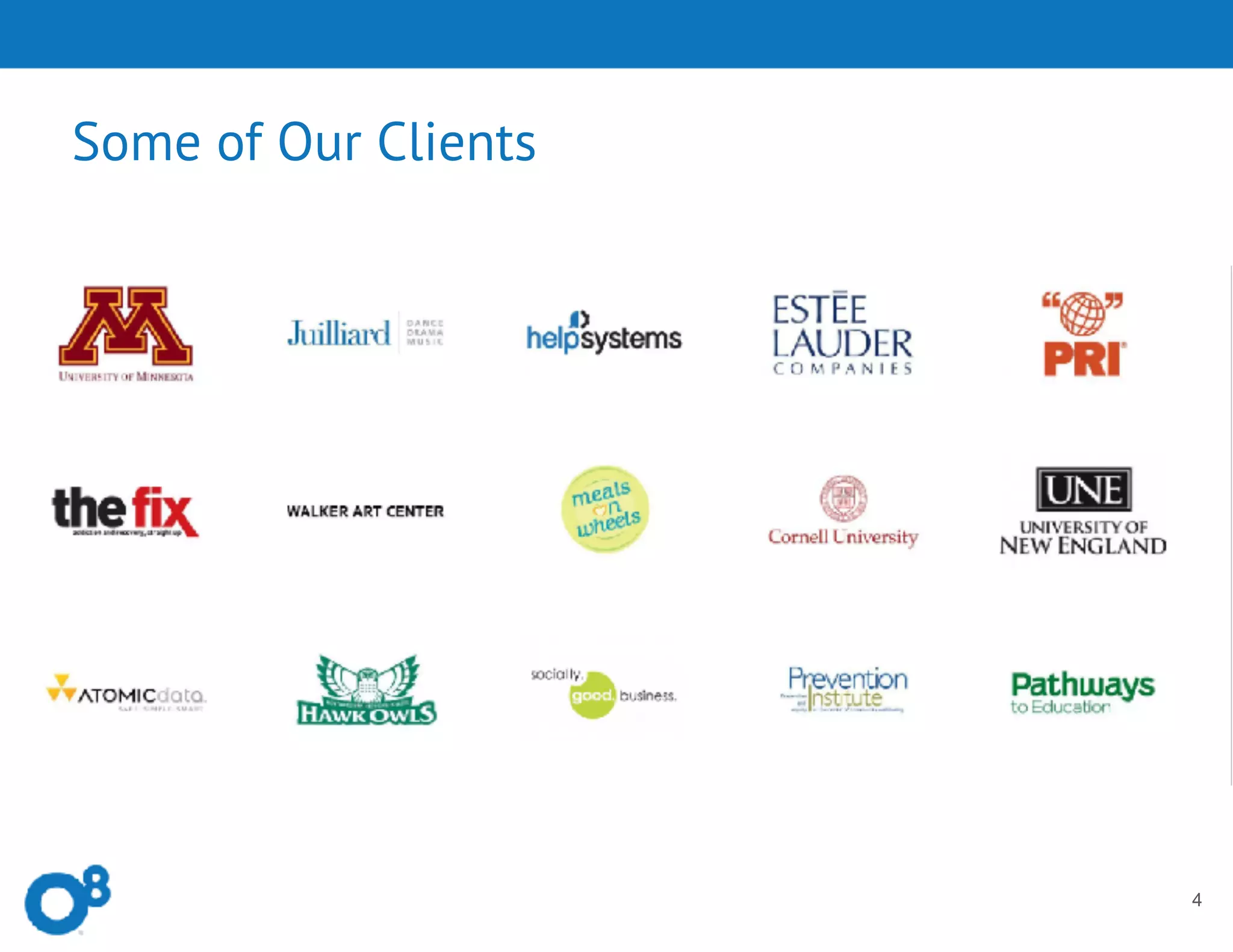 Some of Our Clients
4
 