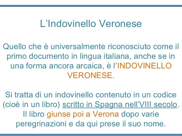 Origini Della Lingua Italiana