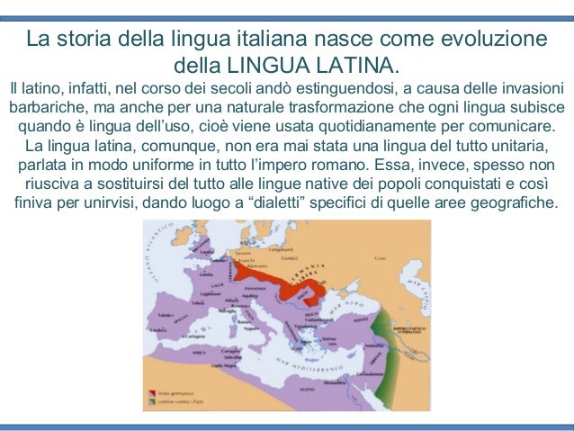 Origini Della Lingua Italiana