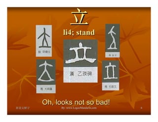 Origin of chinese characters pictorial & fun l1 ren people | PDF