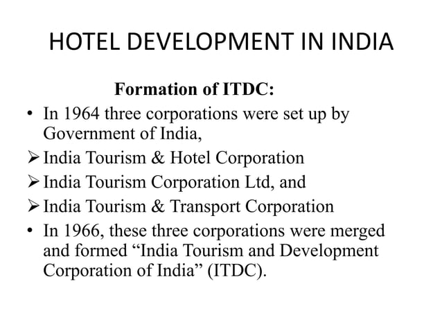 Origin Of Hotel Industry PPT