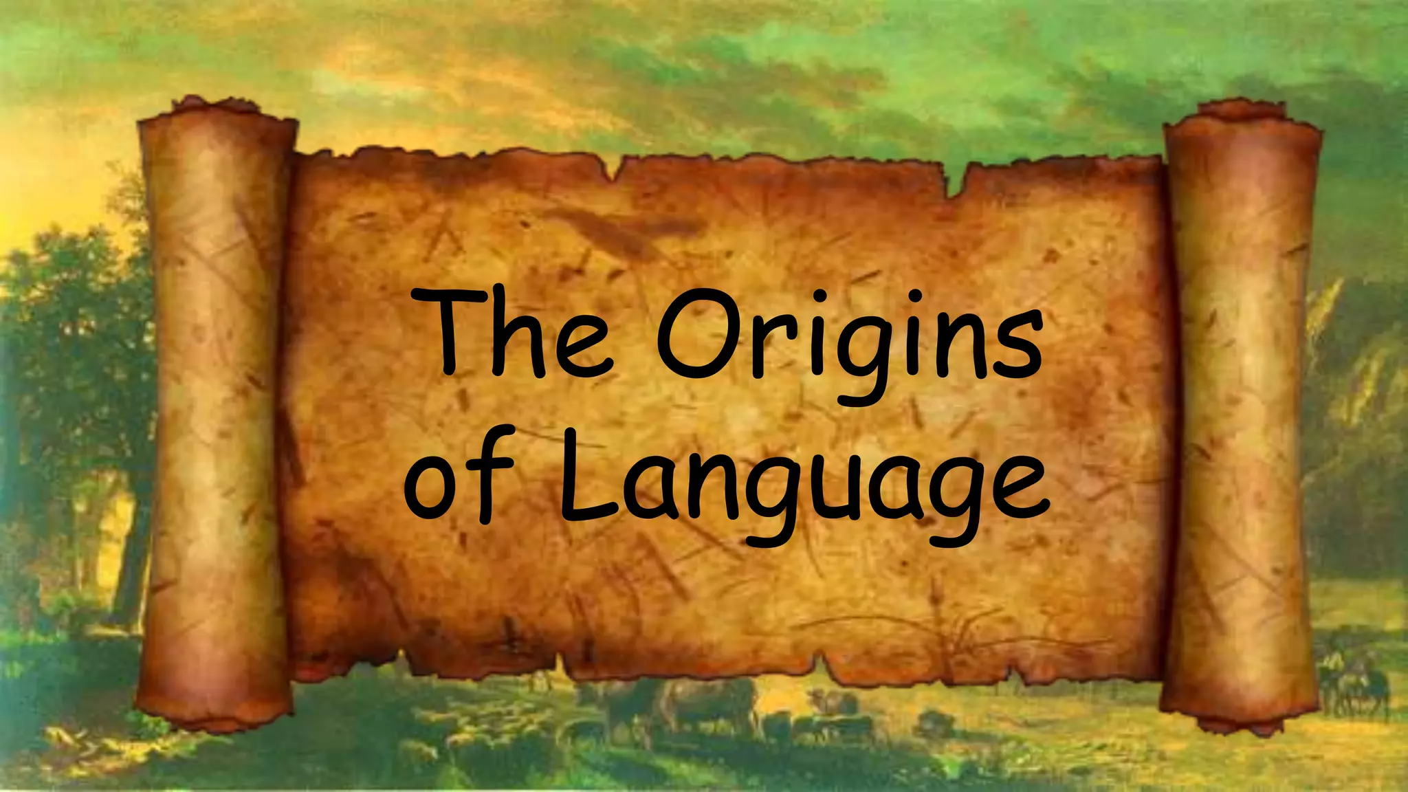 Origin of language | PPTX