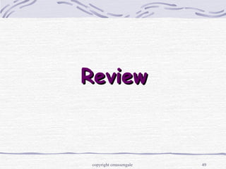 49
ReviewReview
copyright cmassengale
 