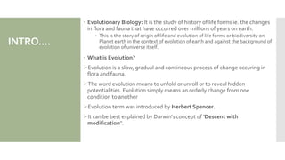 Origin Of Life & Evolution || BIOLOGY || CBSE & CHSE | PDF
