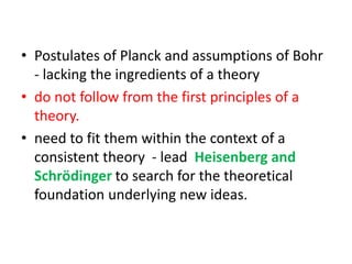 Lacking Principles Origin of quantum mechanics | PDF