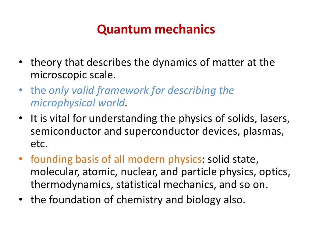 Origin of quantum mechanics