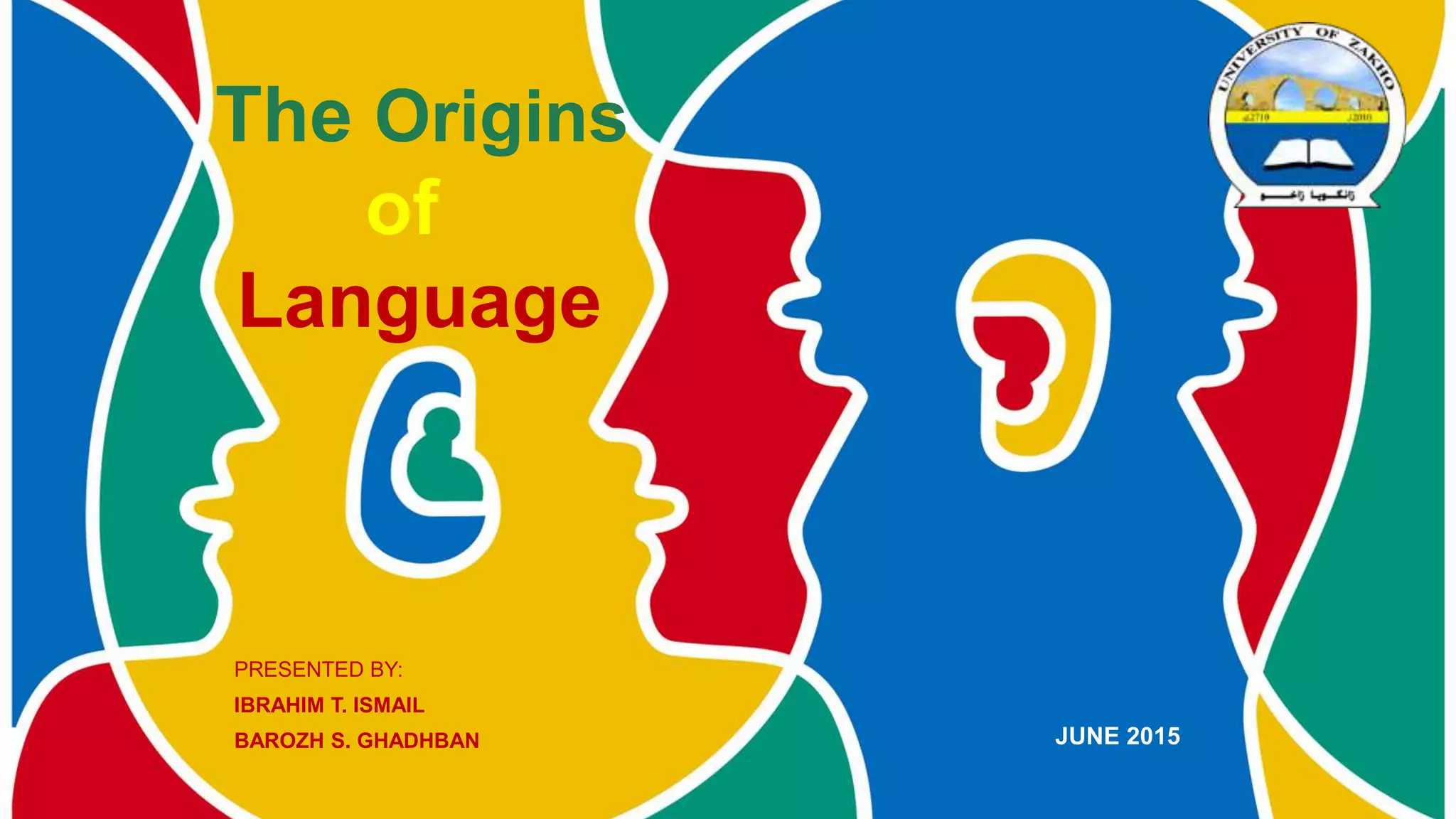 The origins of language | PPTX