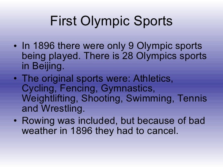 Origins Of The Olympics