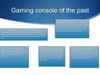 Origins of gaming.2